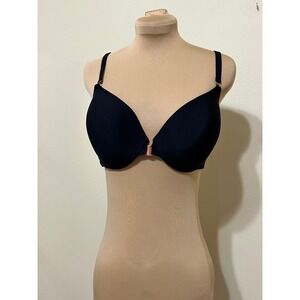 Soma Bra Front Closure‎ Push Up Black Everyday Comfort Size 36D
